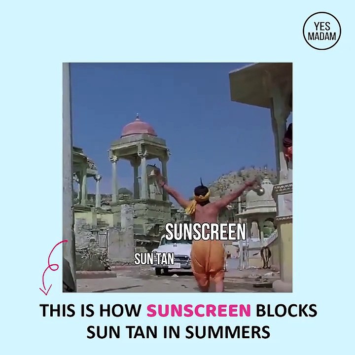 This is how sunscreen blocks suntan in summers