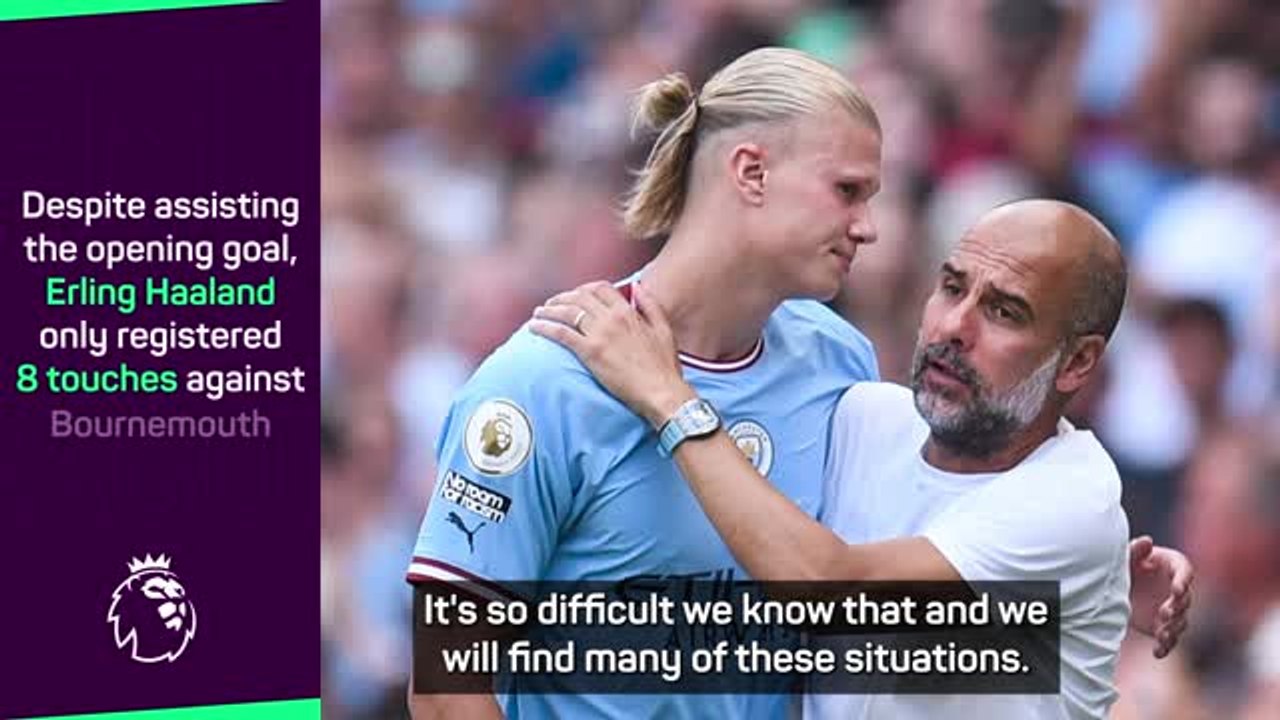 Haaland has the most difficult job in the world - Guardiola