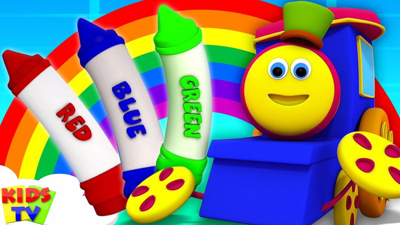 Crayons Colors Song - English Nursery Rhymes and Kindergarten Videos