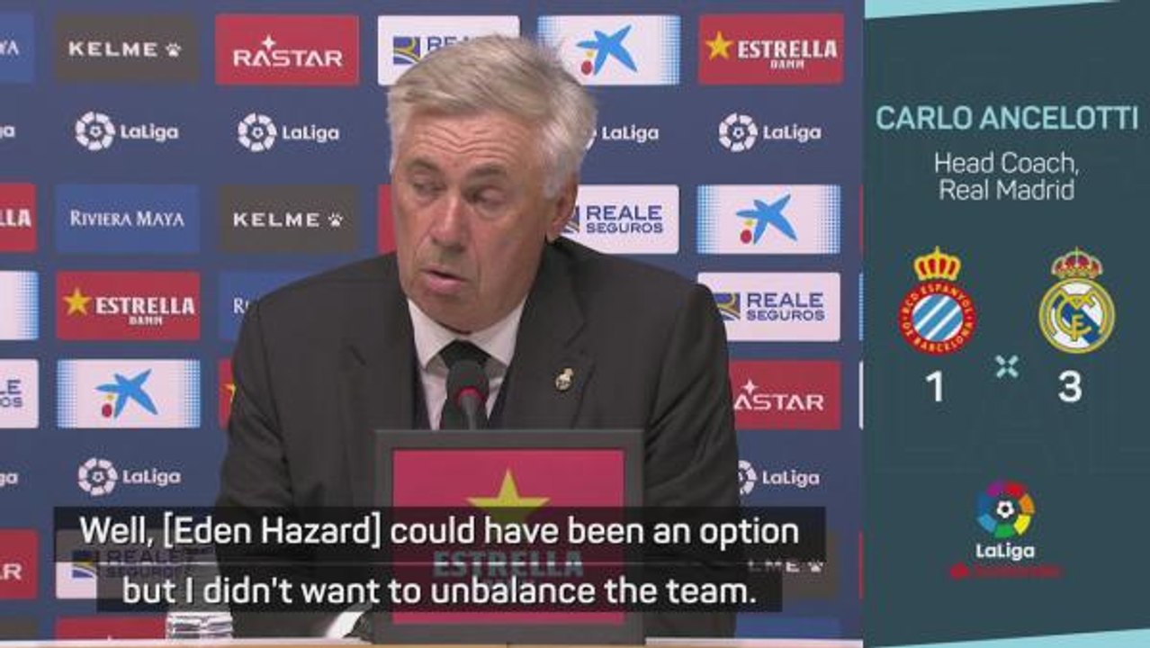 Ancelotti explains Hazard absence