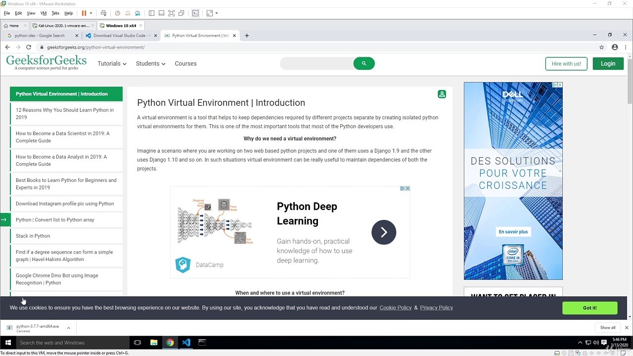 6. Virtual environment