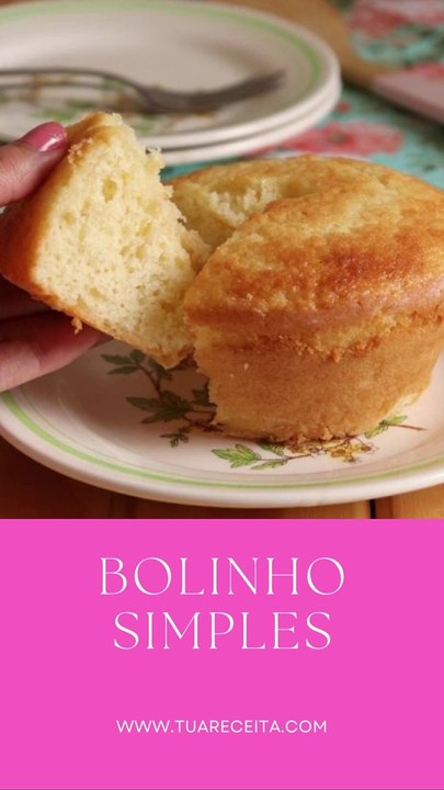 Receita Fácil de Bolinho Simples