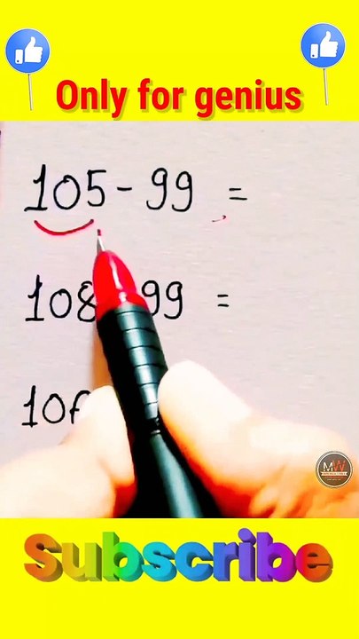 Math tricks-multiplication trick