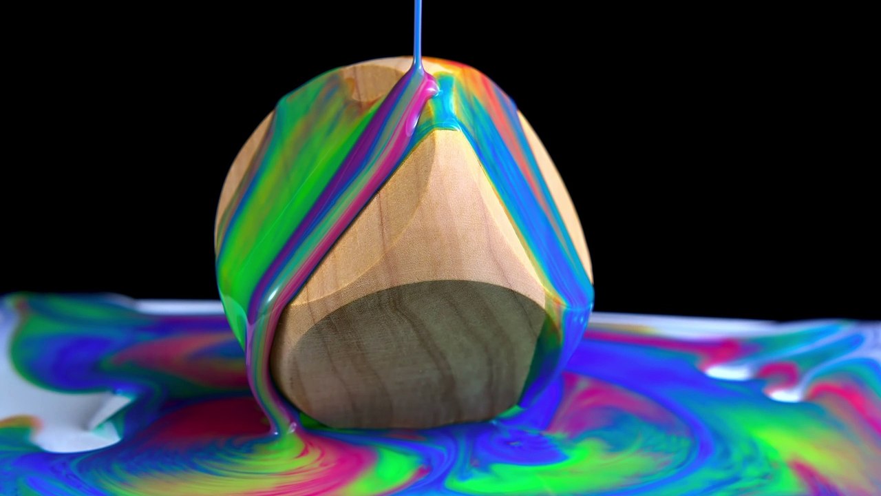 2021 LG OLED l  Ink Art 4K HDR 60fps Graphics Test