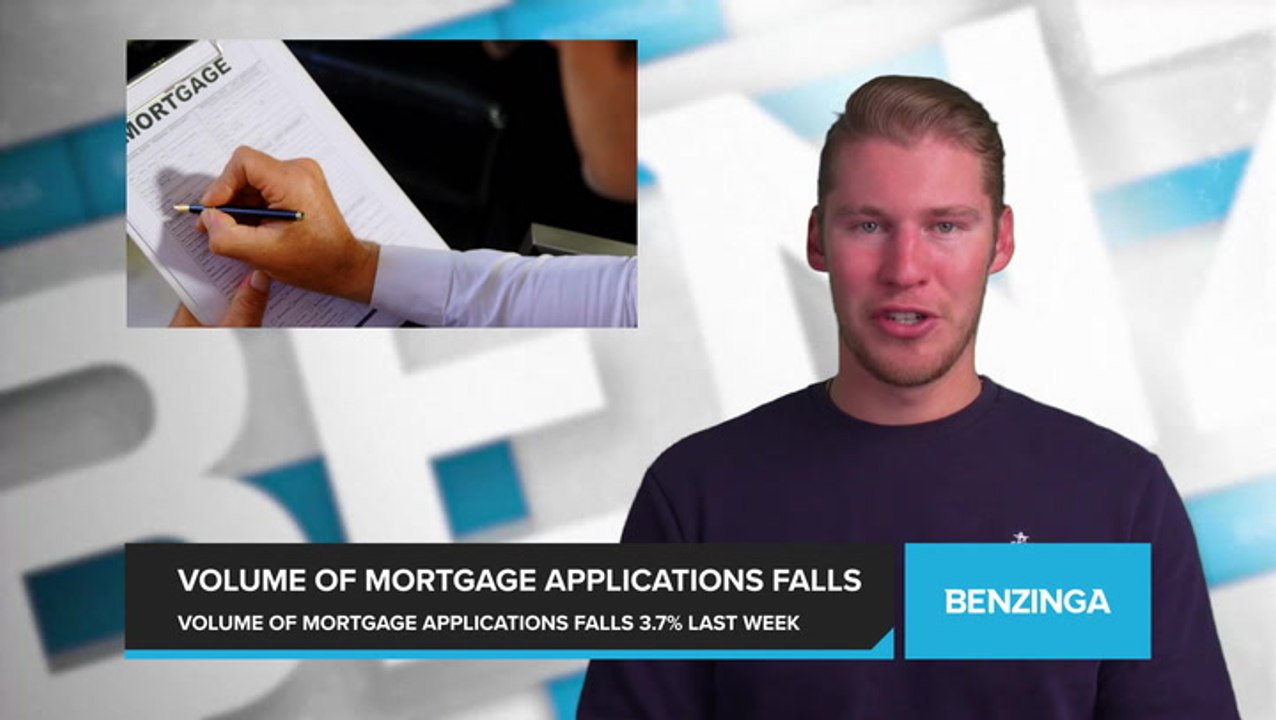 Volume Of Mortgage Applications Falls