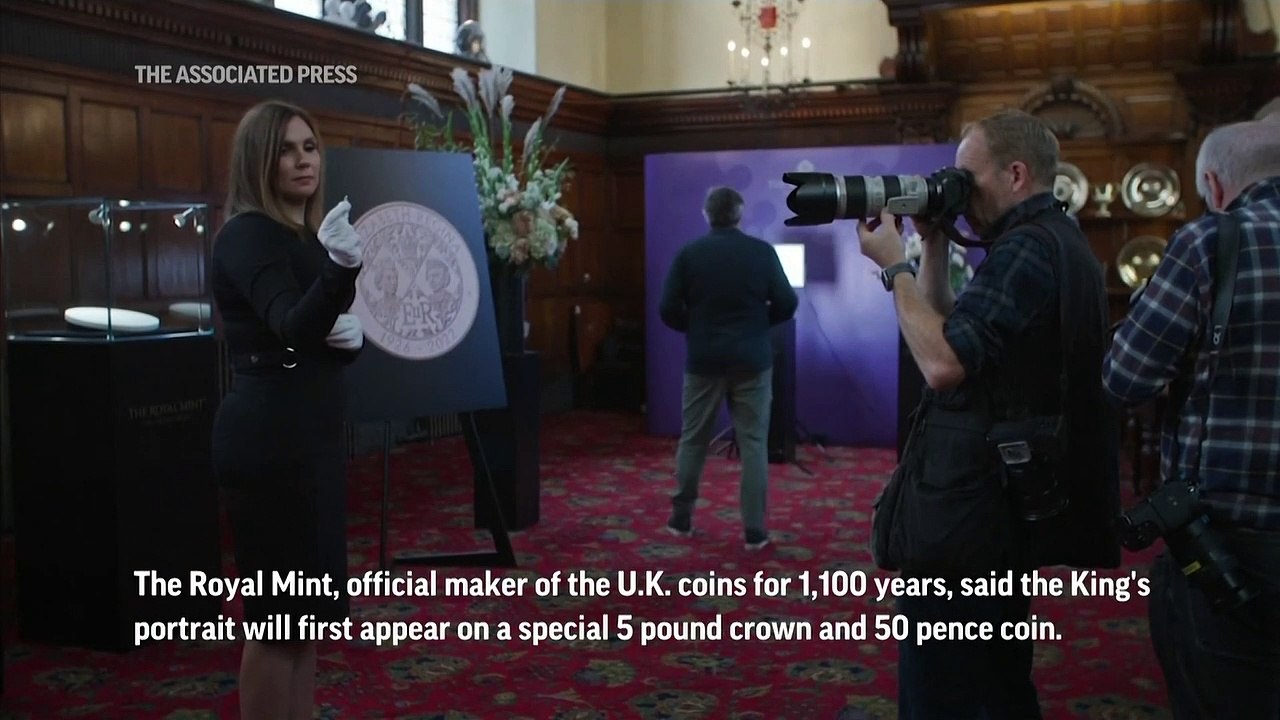 King Charles: New coins featuring monarch's portrait unveiled