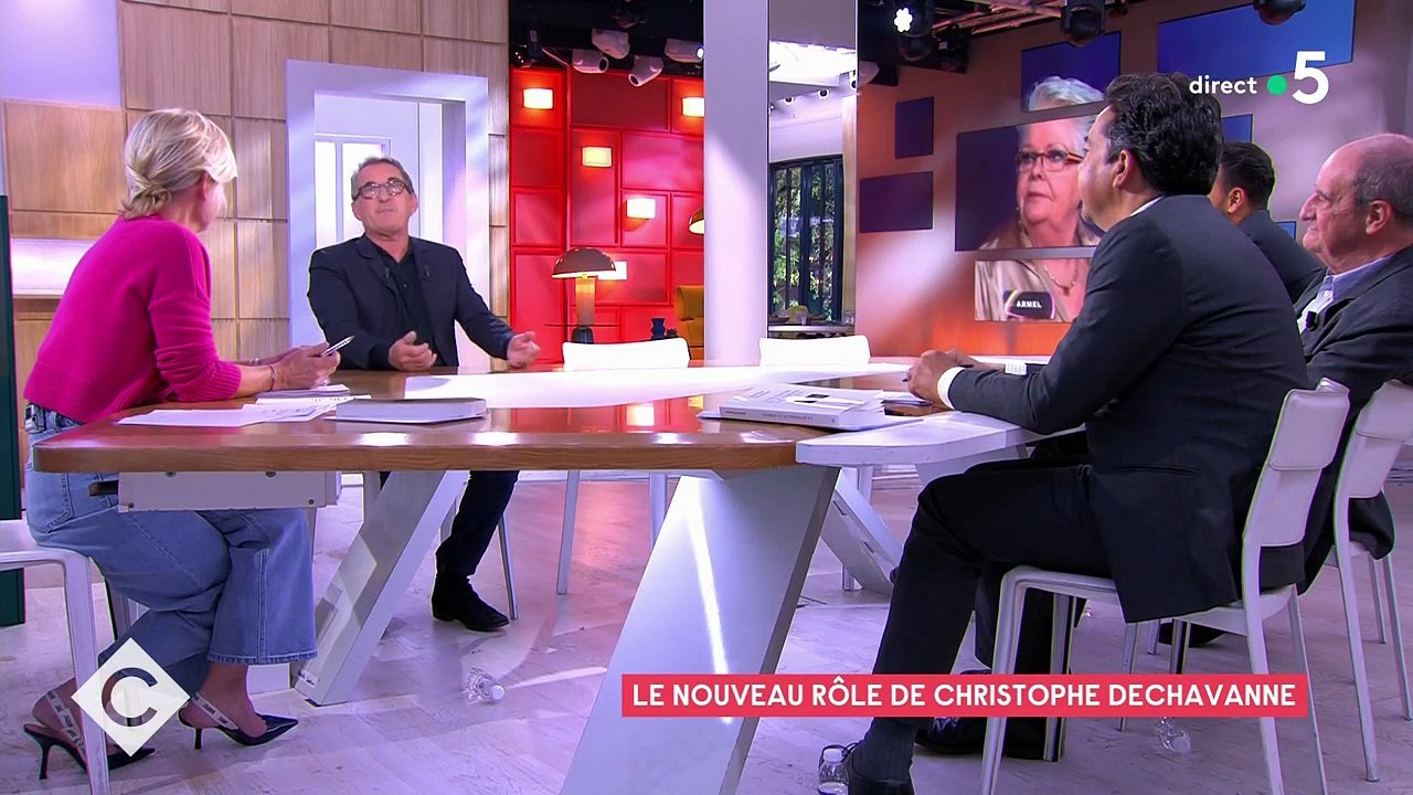 Christophe Dechavanne dans "C à vous", sur France 5