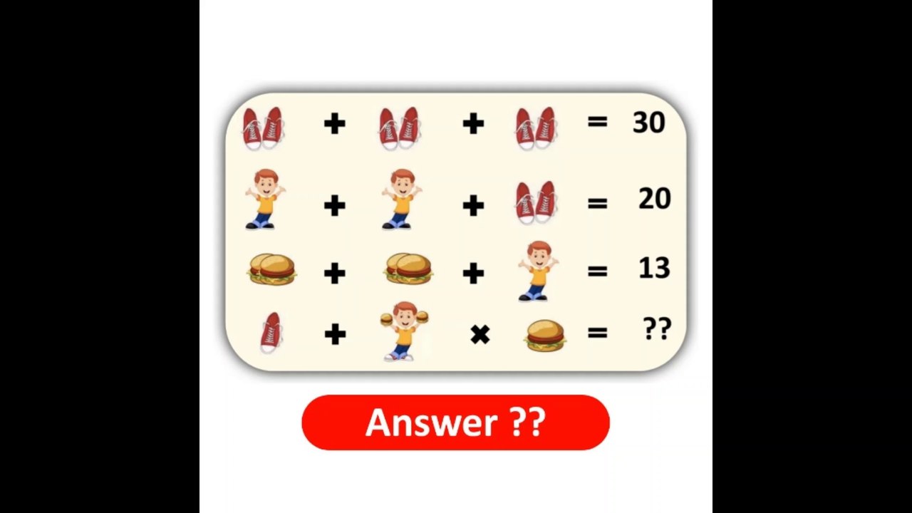 Math Mind Puzzle ➖➕➗!!