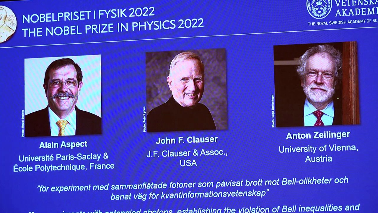 Trio vence Nobel de Física por descobertas na mecânica quântica