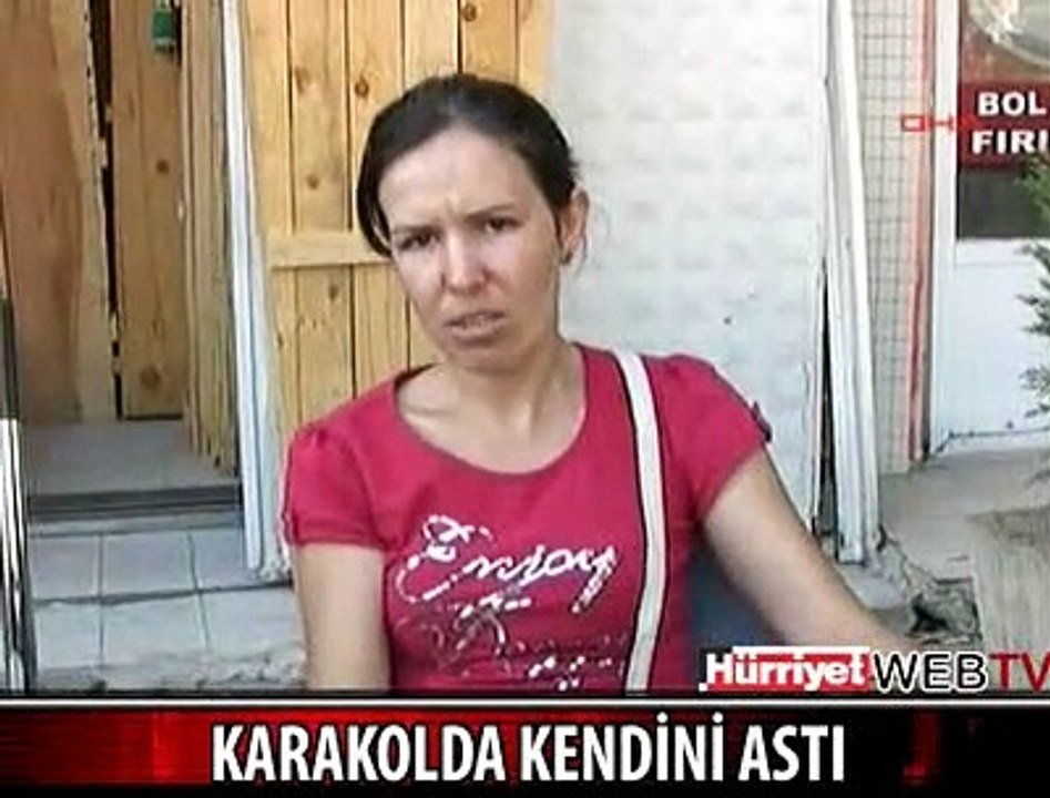 KARAKOLDA KENDİNİ ASTI