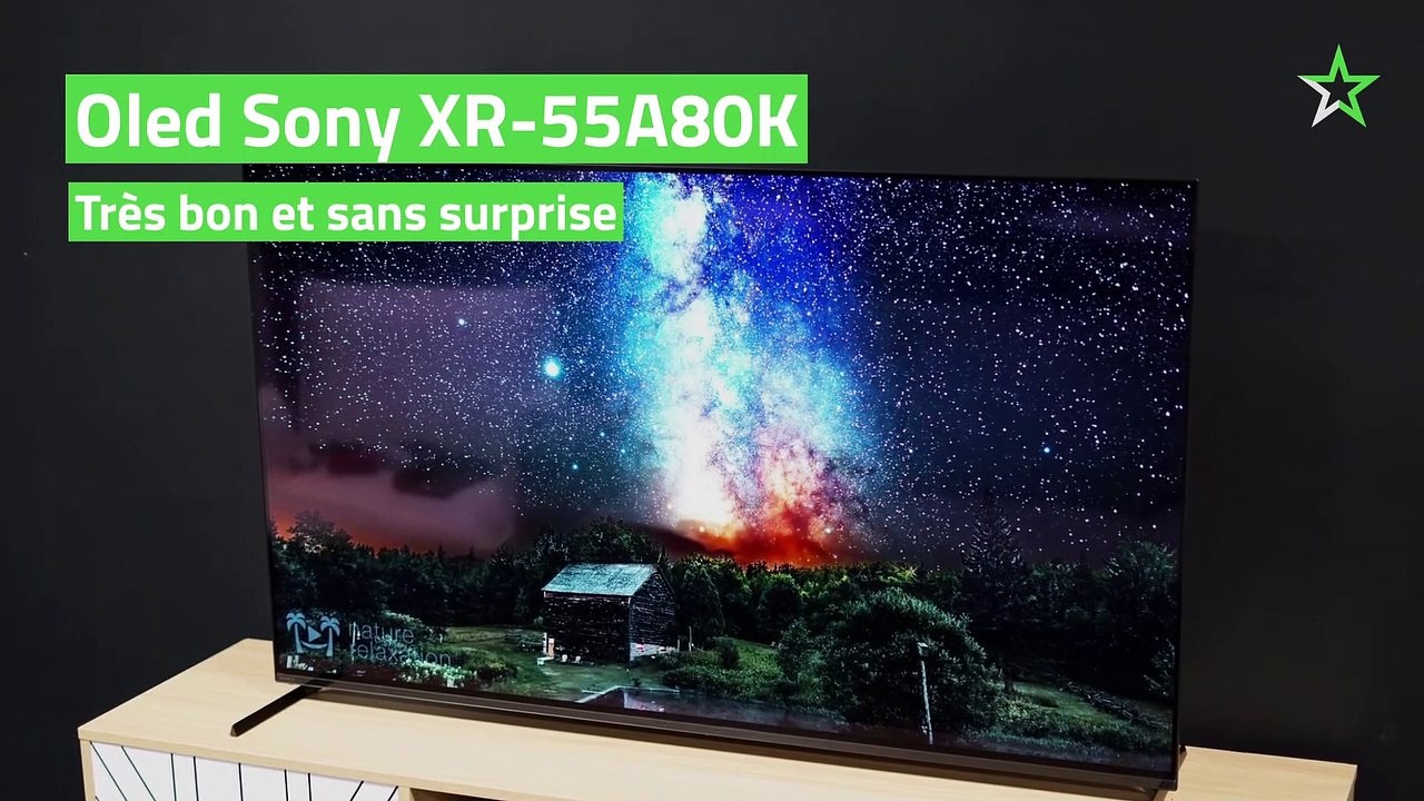 Test du téléviseur OLED Sony XR-55A80K : performance fiable et satisfaisante