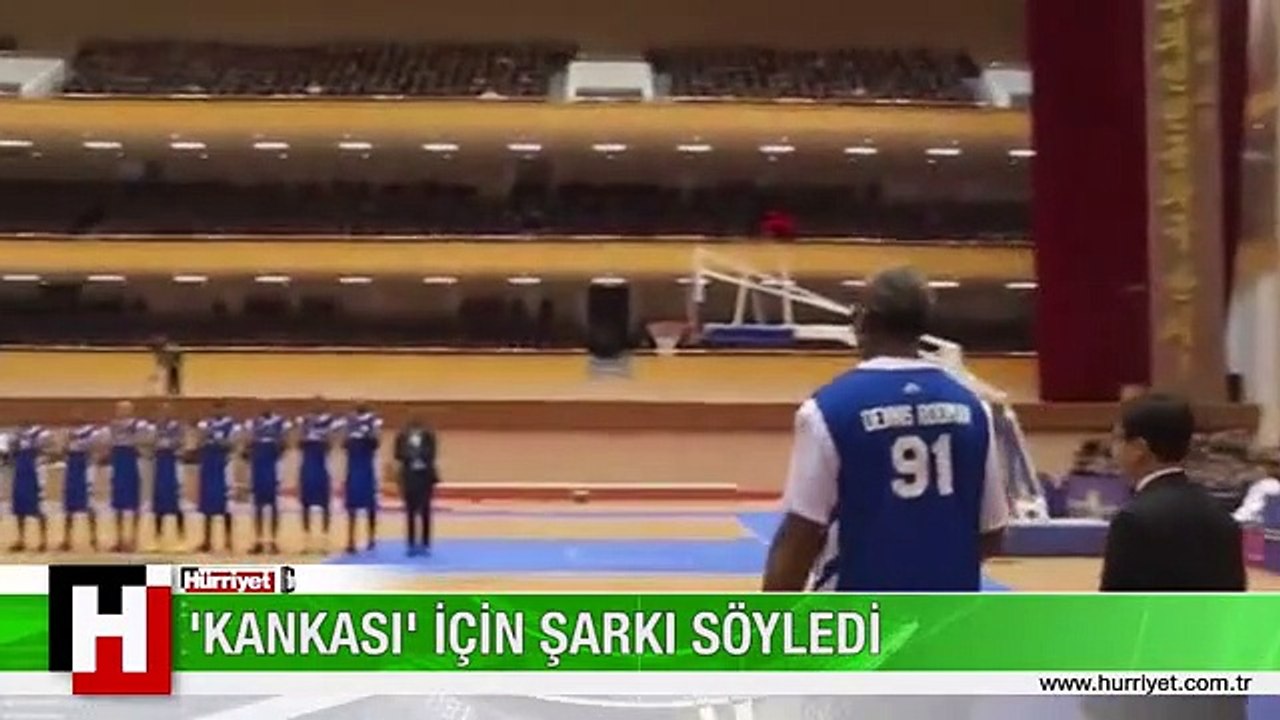 DENNIS RODMAN "KANKASI" İÇİN ŞARKI SÖYLEDİ