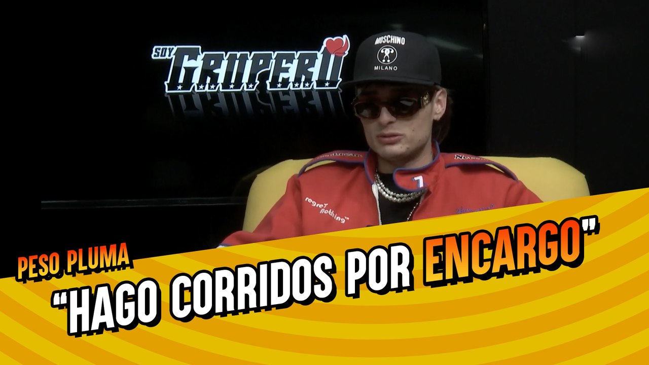 Peso Pluma: “Yo hago corridos por encargo… Me voy a quedar bélico”