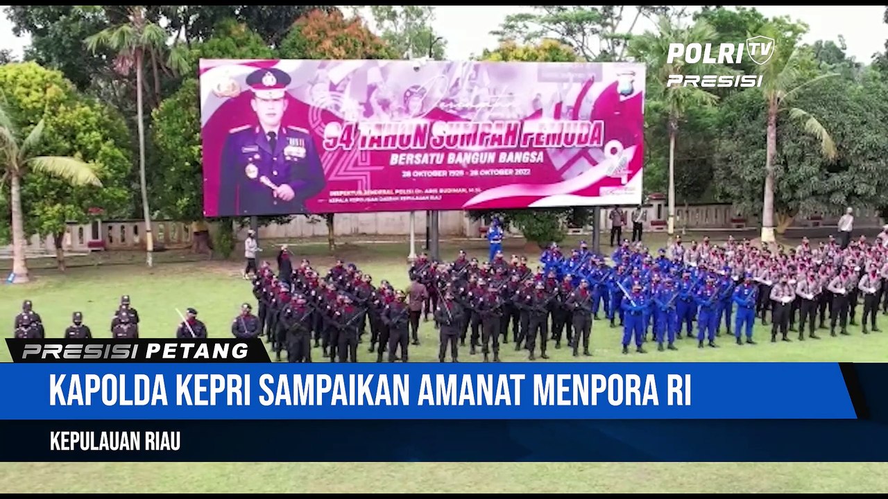 Upacara Peringatan Hari Sumpah Pemuda Ke – 94 Di Polda Kepri Dan Polresta Barelang