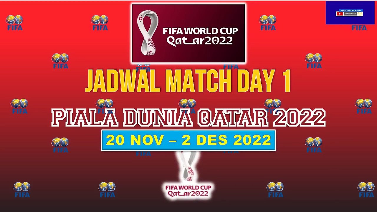 jadwal Fase Grup Piala Dunia Qatar 2022