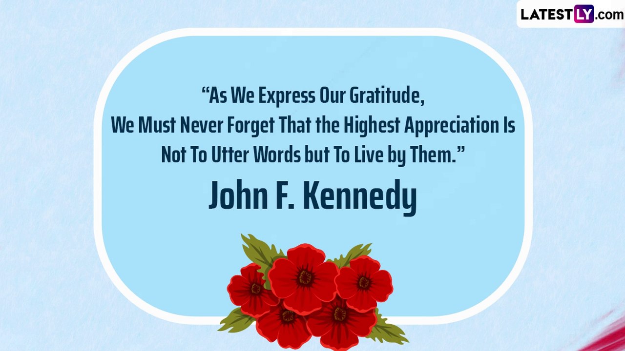 Remembrance Day 2022 Quotes and Messages To Share for Honouring the Armed Forces on Poppy Day