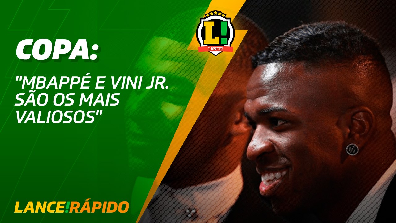 Lance! Rápido -  Vini Jr. no top 10 dos mais valiosos da Copa