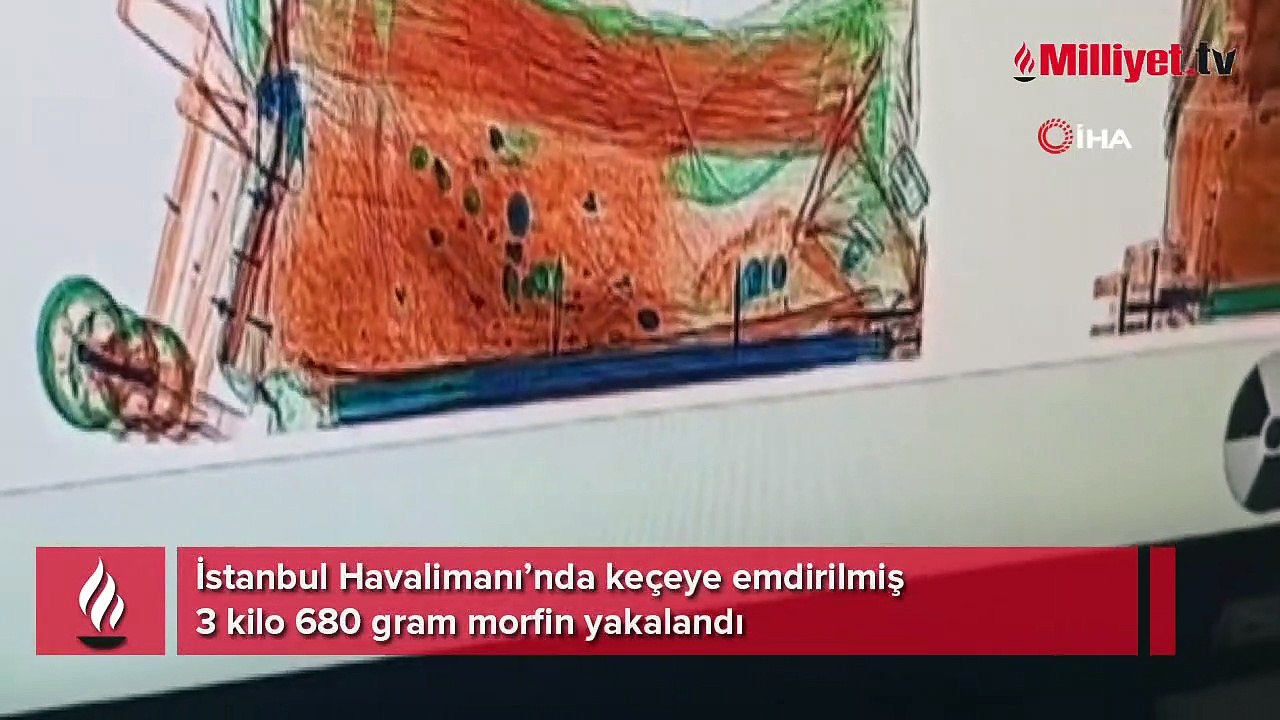 İstanbul Havalimanı'nda keçeye emdirilmiş morfin ele geçirildi
