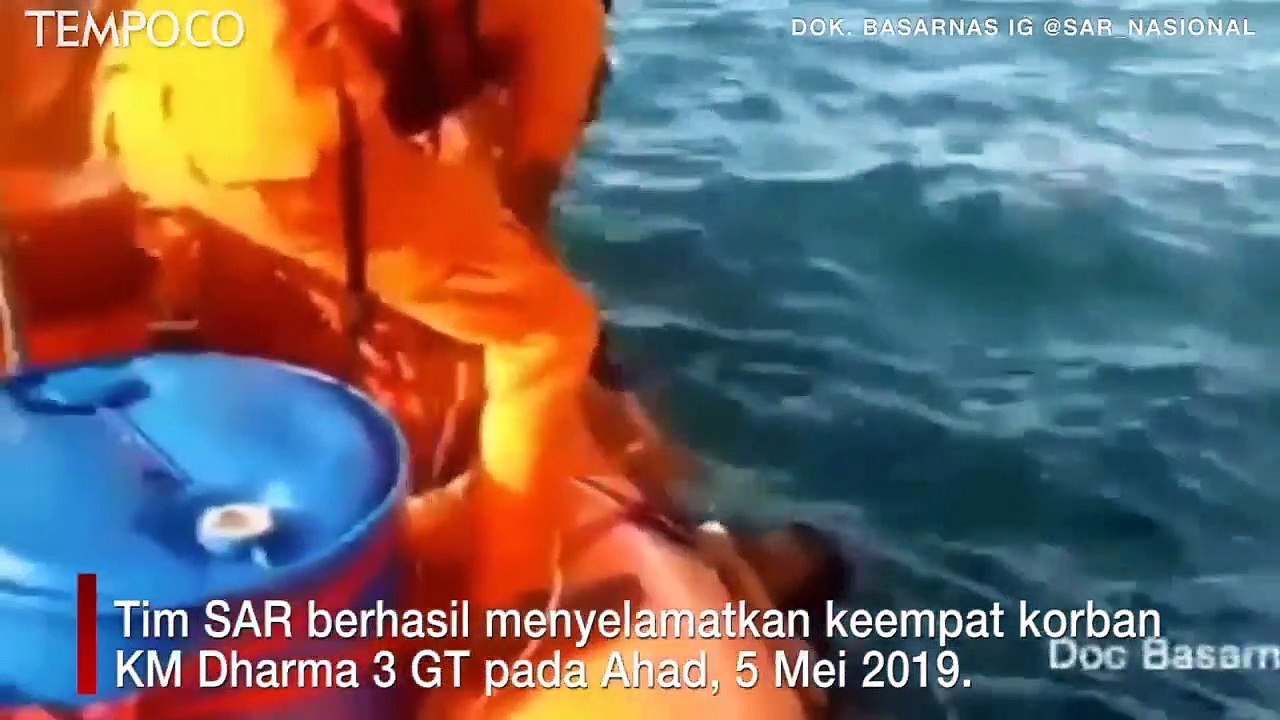 Kapal Tenggelam Akibat Dihantam Ombak
