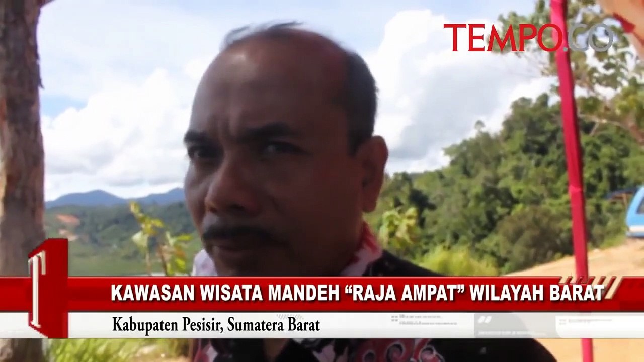 Kawasan Wisata Mandeh Raja Ampat Wilayah Barat