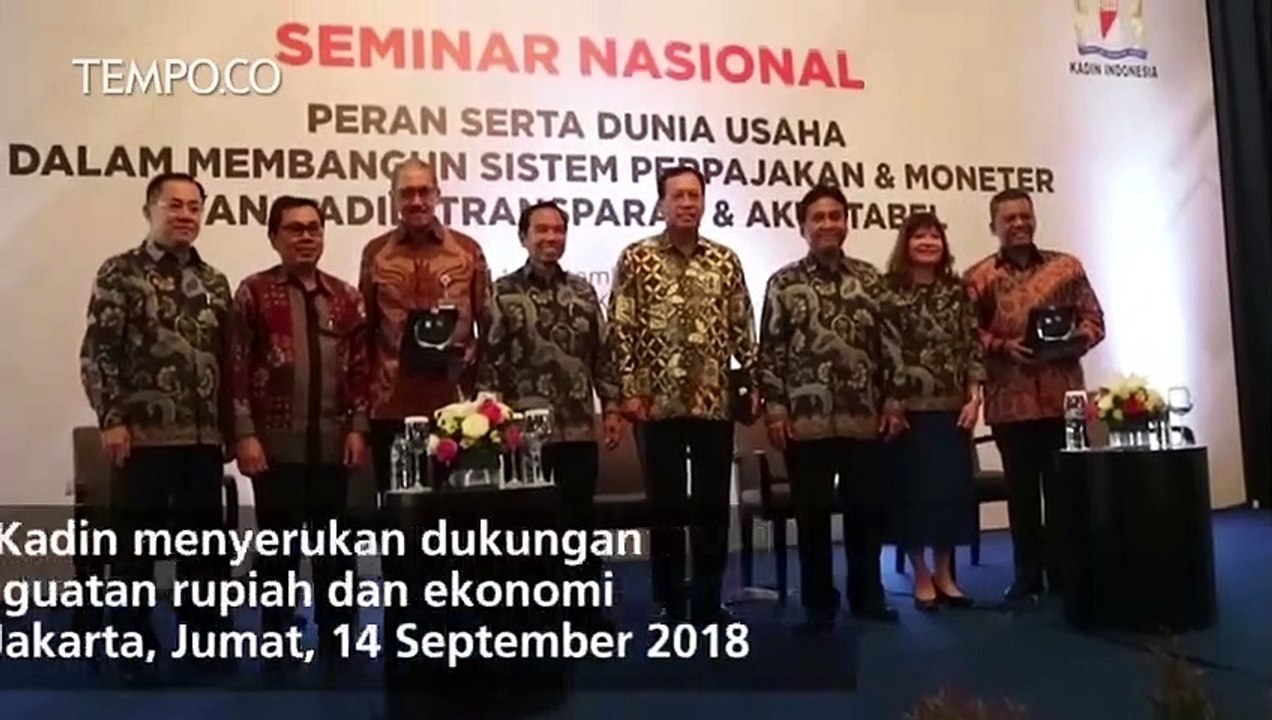 APINDO Dukung Penguatan Rupiah dan Ekonomi Indonesia