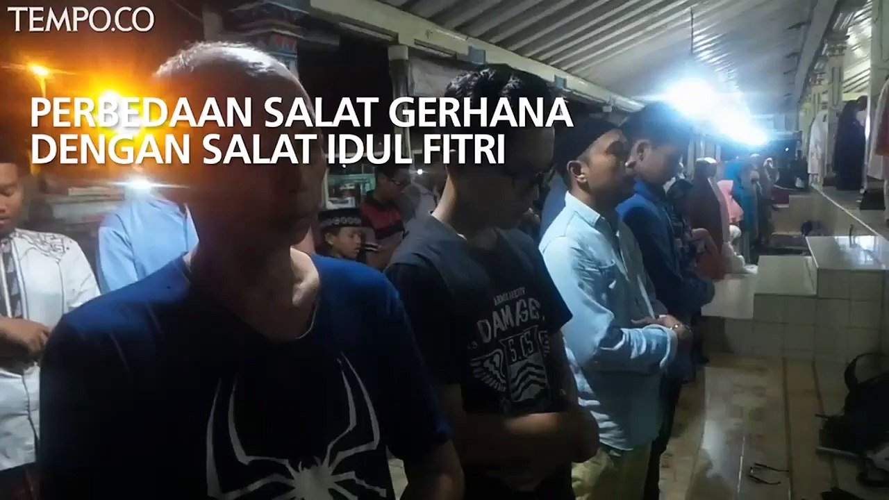 Perbedaan Salat Gerhana dengan Salat Idul Fitri