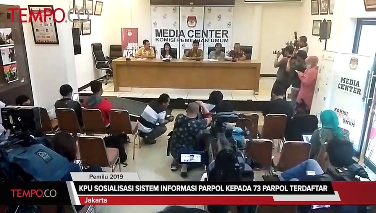 KPU Sosialisasi Sistem Informasi Parpol untuk Pemilu 2019
