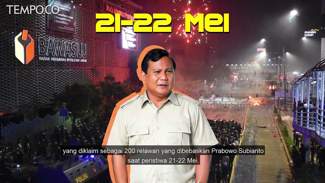 Benarkah Prabowo Bebaskan 200 Relawan?