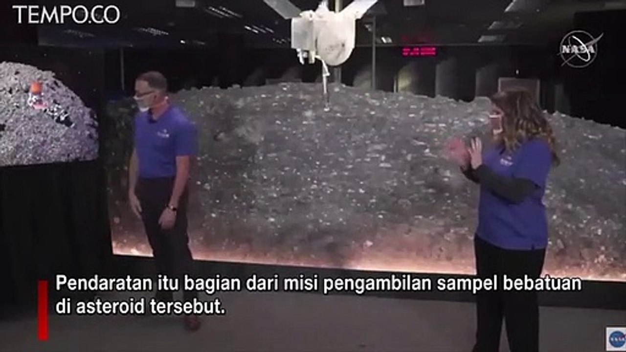 Detik-detik Pesawat NASA, OSIRIS-REx, Mendarat di Asteroid Bennu setelah 4 Tahun Meluncur