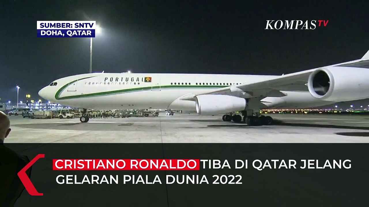 Senyum Ronaldo Saat Tiba di Qatar di Tengah Gonjang-ganjing Bersama MU Imbas Wawancara