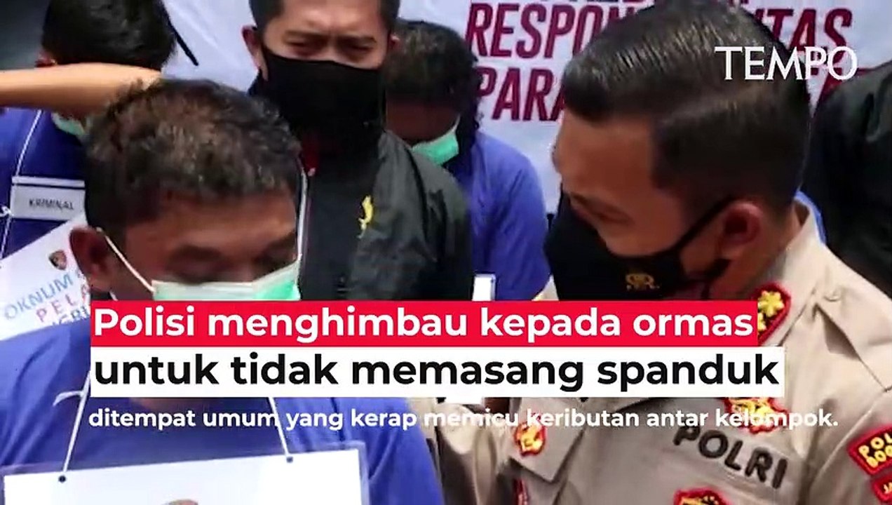 Anggota Ormas Bikin Onar Ditindak Polisi di Kota Bogor