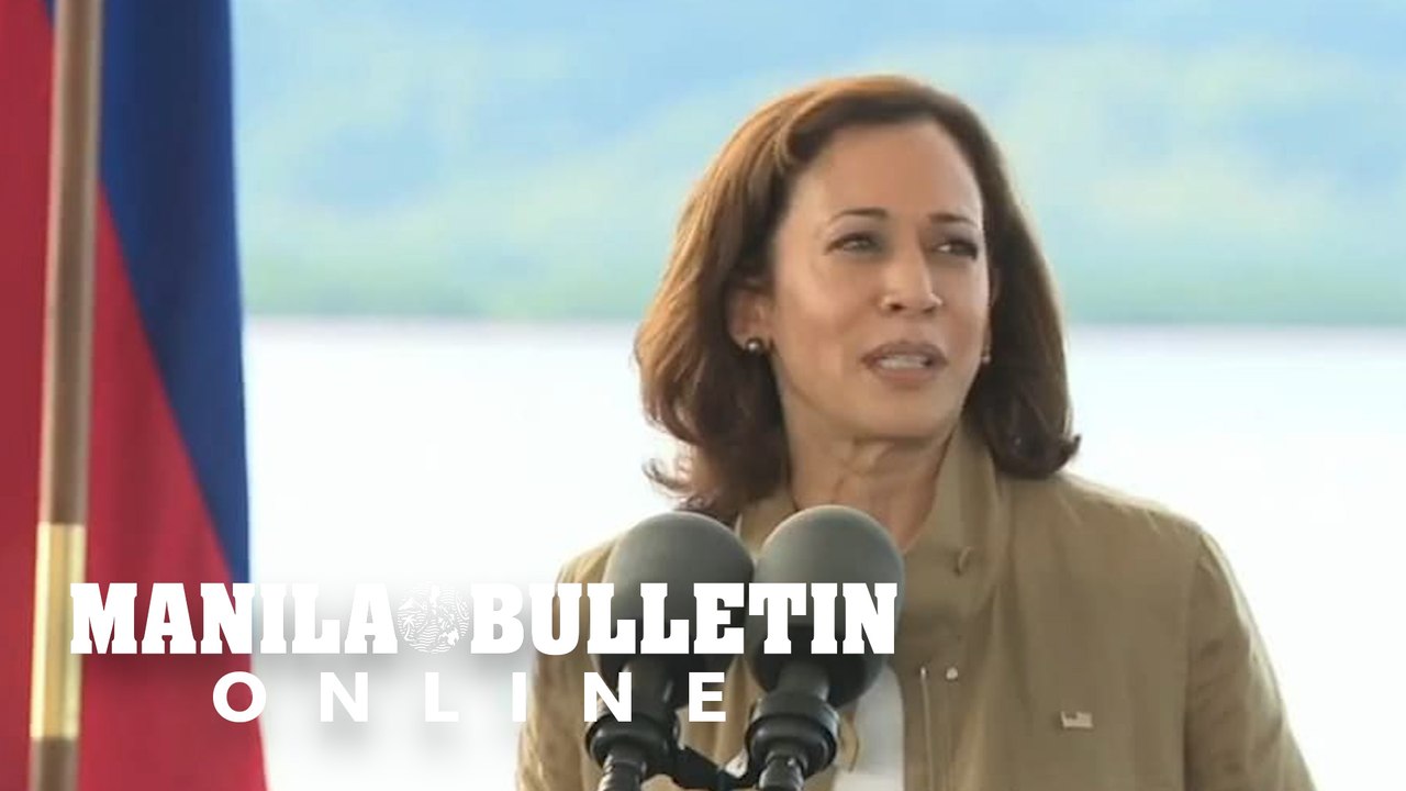 FULL SPEECH: US VP Harris delivers a speech aboard BRP Teresa Magbanua in Palawan