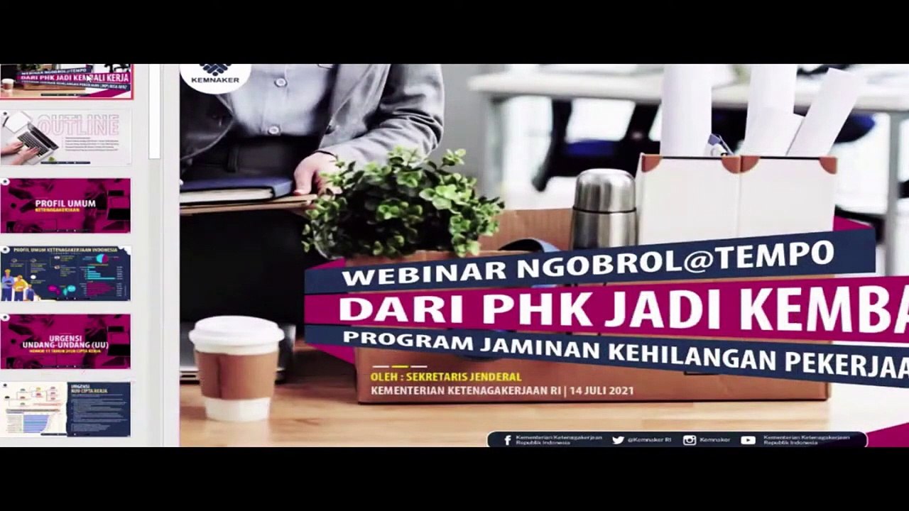 NGOBROL@TEMPO - Dari PHK Jadi Kembali Kerja, Program Jaminan Kehilangan Pekerjaan (JKP) Bisa Apa?