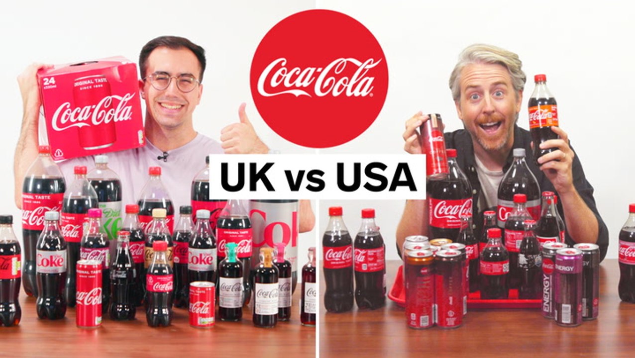 Every difference between US and UK Coca-Cola