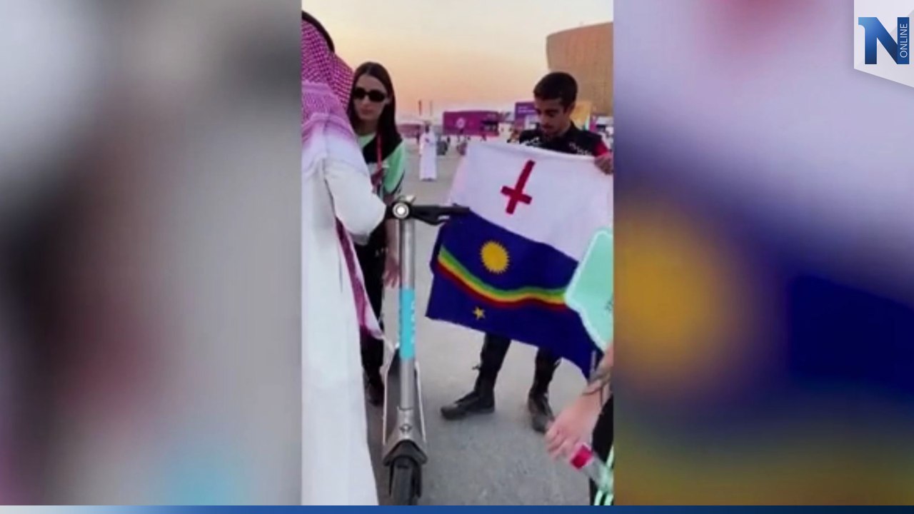 กาตาร์ยึดธงบราซิลเพราะคิดว่าเป็นธง LGBTQ+ (คลิป)