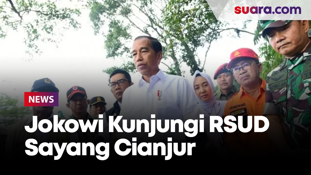 Presiden Jokowi Kunjungi RSUD Sayang Cianjur