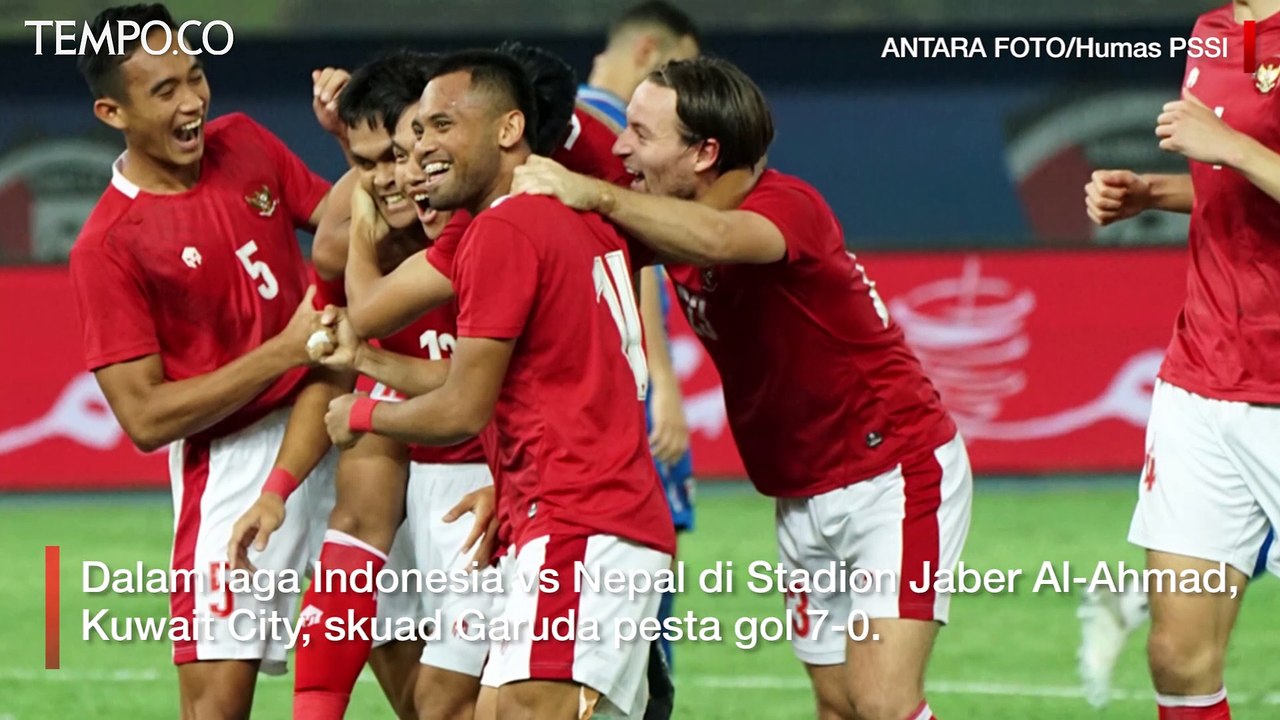 Peringkat Timnas Indonesia di Rangking FIFA Naik Usai Kalahkan Nepal 7-0