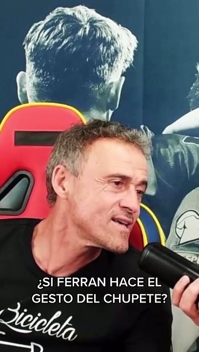 Luis Enrique, en su Twitch, sobre Ferrán Torres