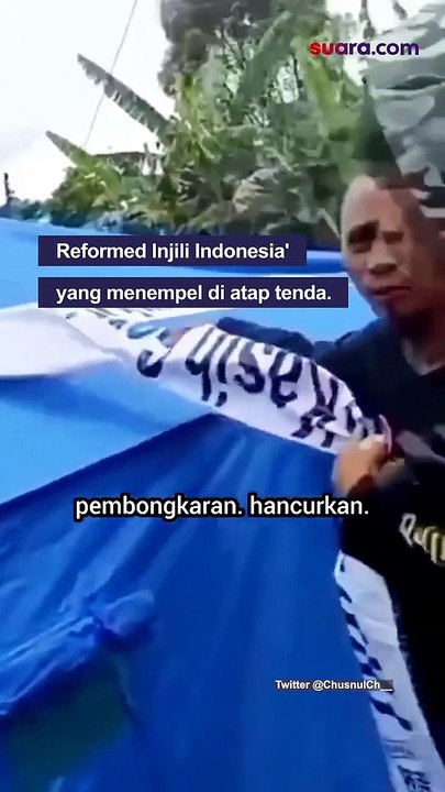 Geger, Label Gereja di Tenda Bantuan Korban Gempa Cianjur Dicopot #Shorts