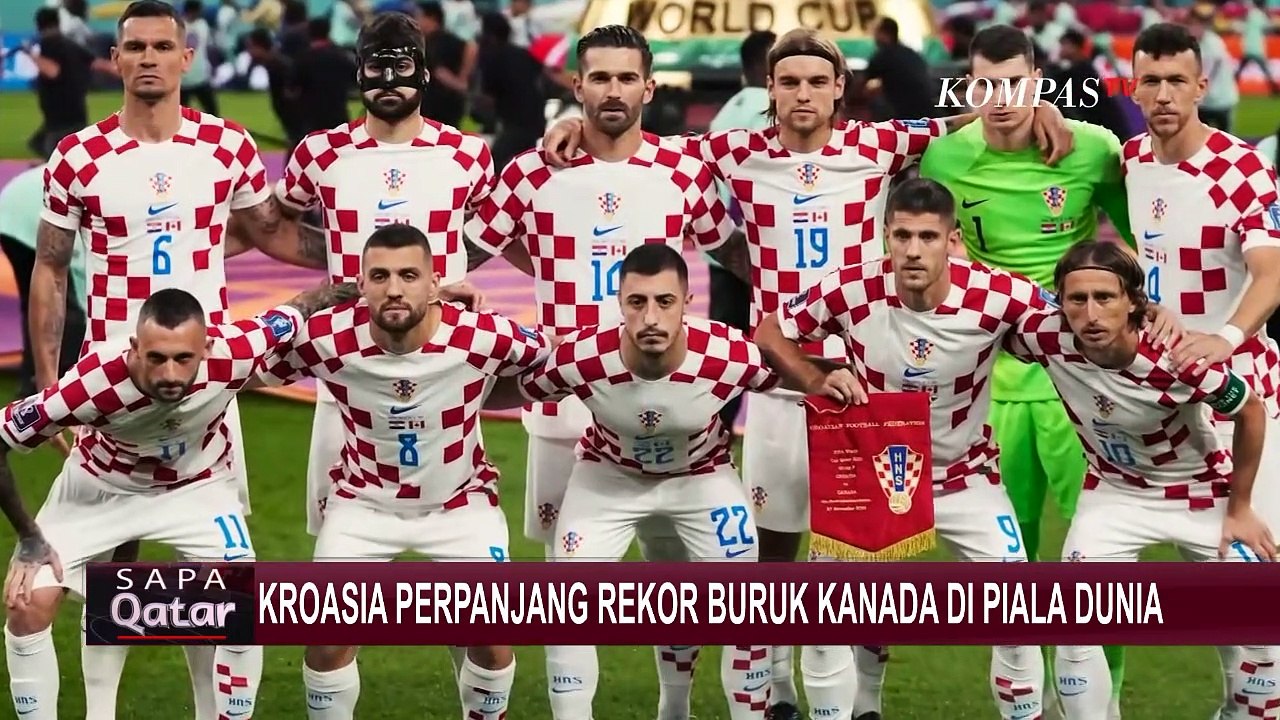 Klasemen Piala Dunia: Kalah dari Kroasia 4-1, Kanada Dipastikan Tersingkir
