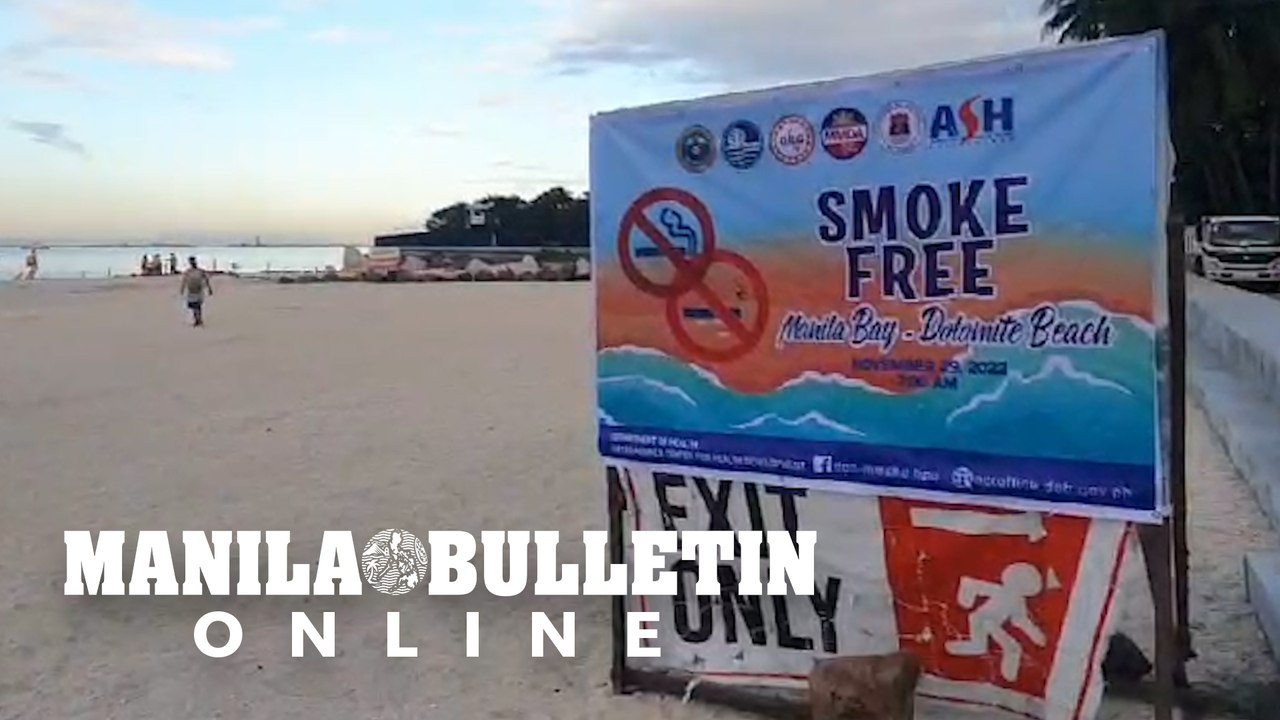 DOH along with various government departments and health organizations launch  Smoke-Free Manila Bay in celebration of the Lung Cancer Awareness Month