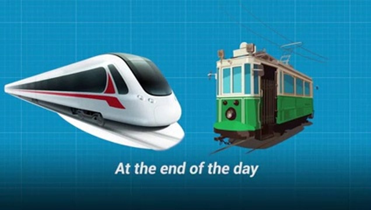 4 differences between trains and trams