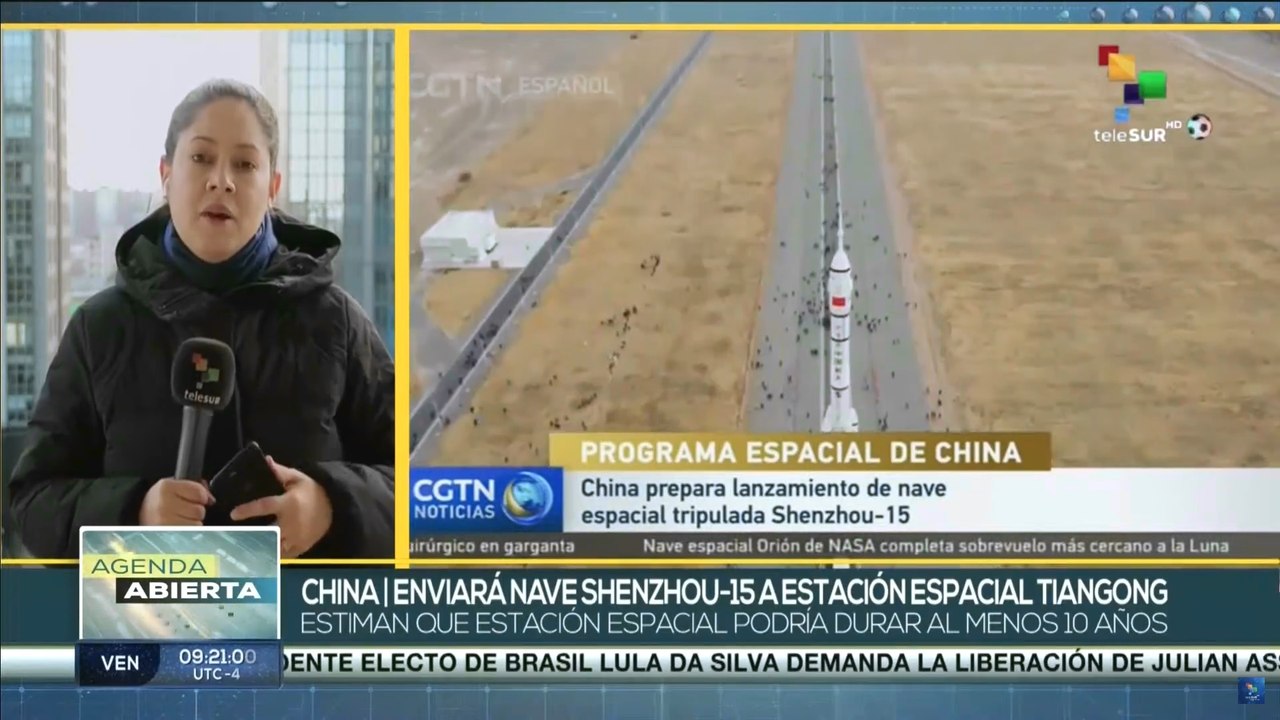 China enviará nave Shenzhou-15 a estación espacial Tiangong