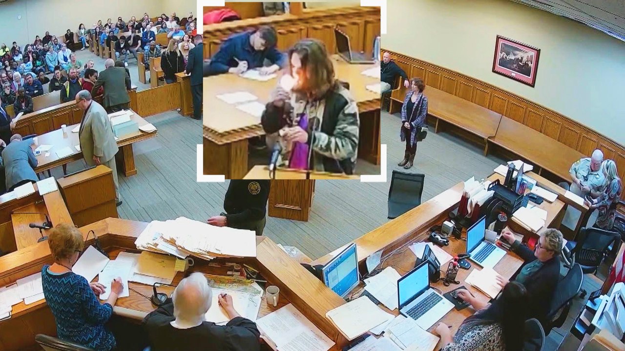 Court Cam: Man Lights Up in Court