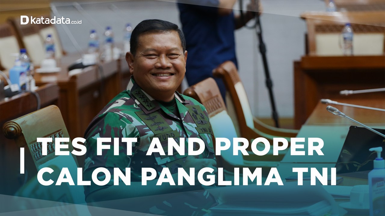 Calon Panglima TNI, Yudo Margono, Jalani Tes Uji Kelayakan dan Kepatutan