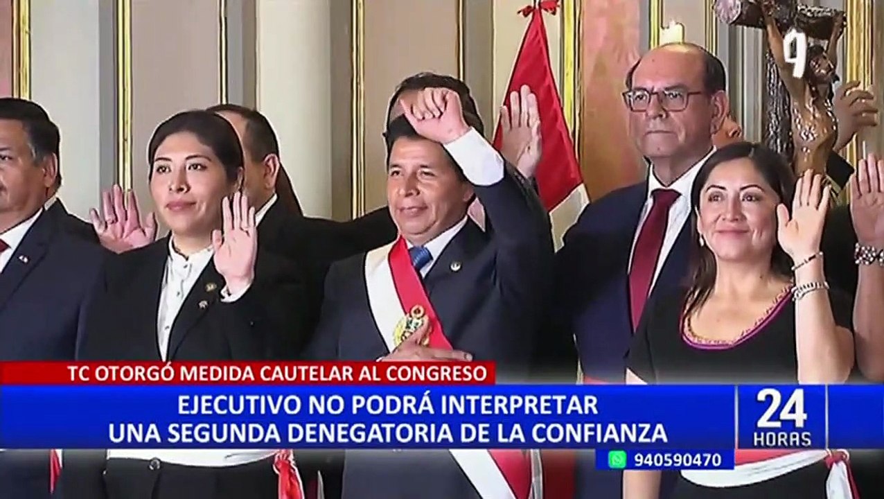 TC insta al Gobierno no interpretar rechazo de cuestión de confianza como una primera denegatoria