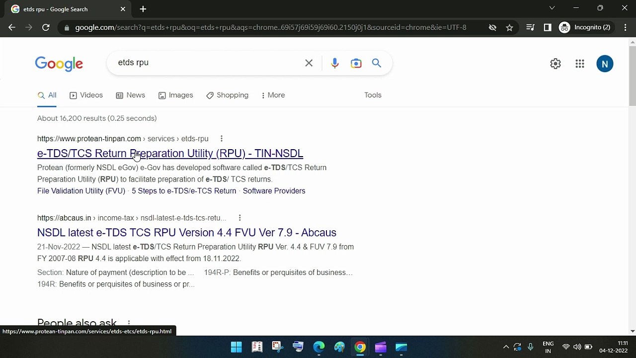 Free NSDL Software to File TDS