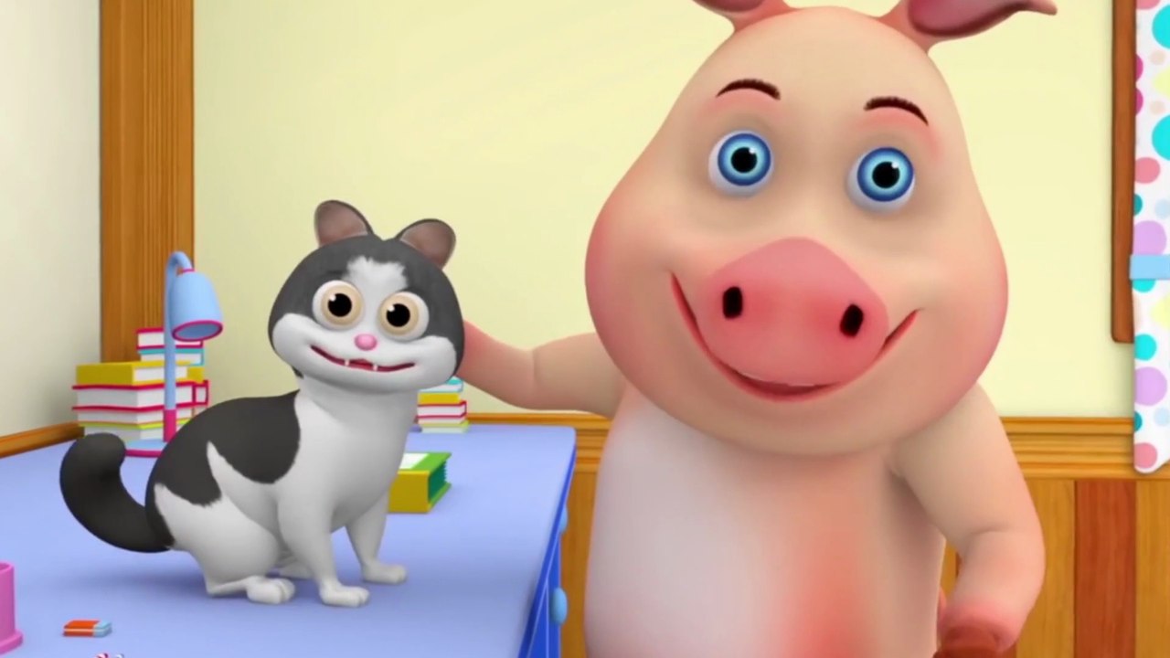 Meow Meow Billi Karti |  Kids Poems In Hindi | म्याऊँ म्याऊँ Hindi Poem