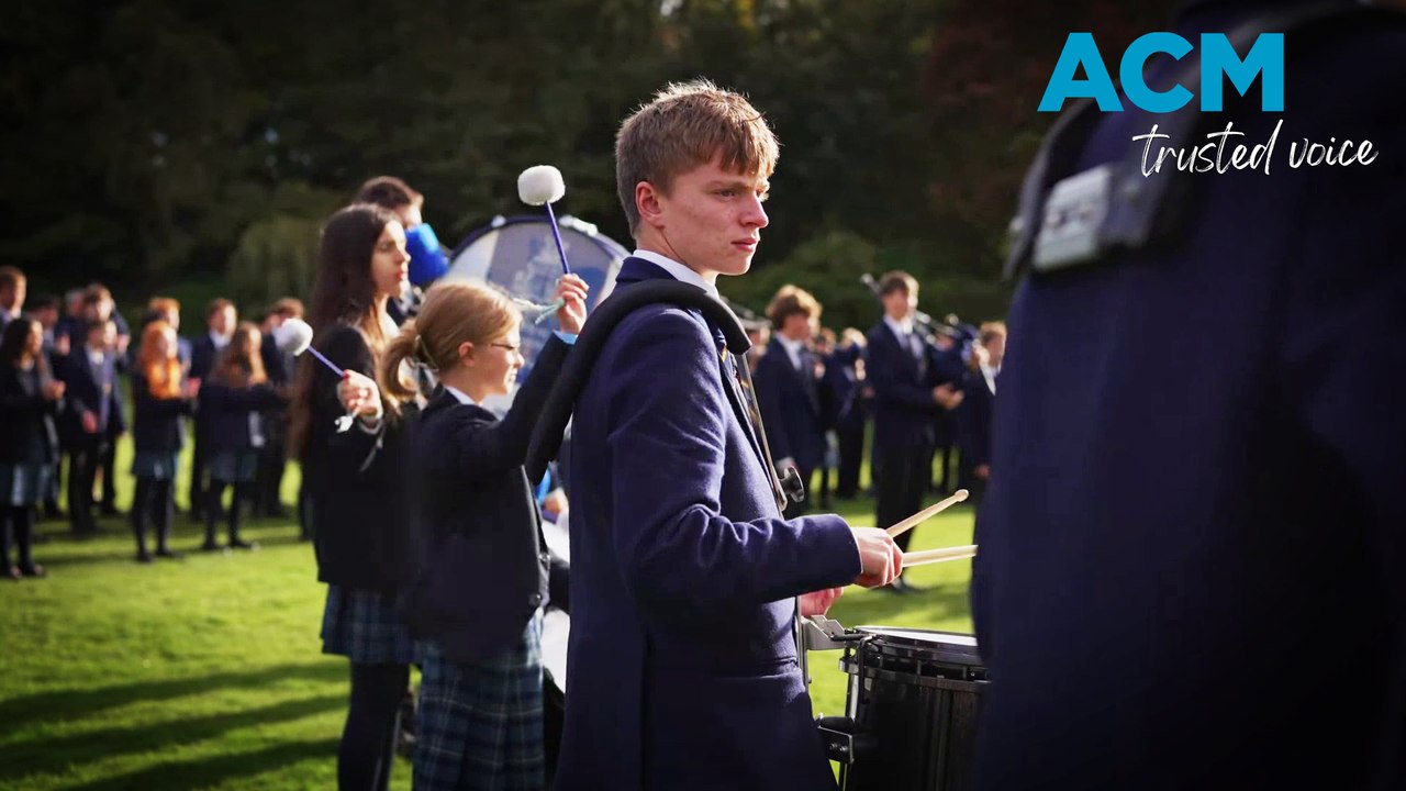 Strathallan's schoolwide performance of John Farnham hit