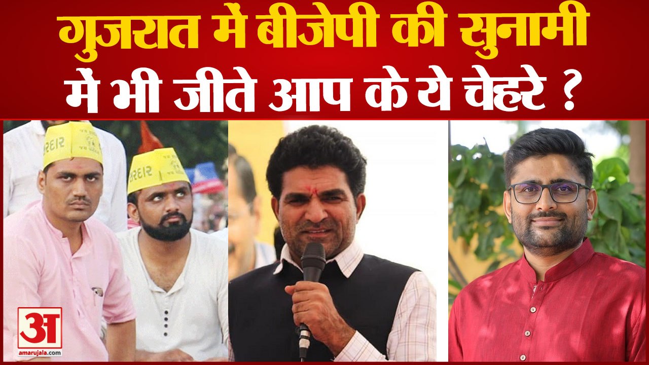 Gujarat Election Result: Gujarat में BJP की सुनामी में भी जीते AAP के ये चेहरे ?